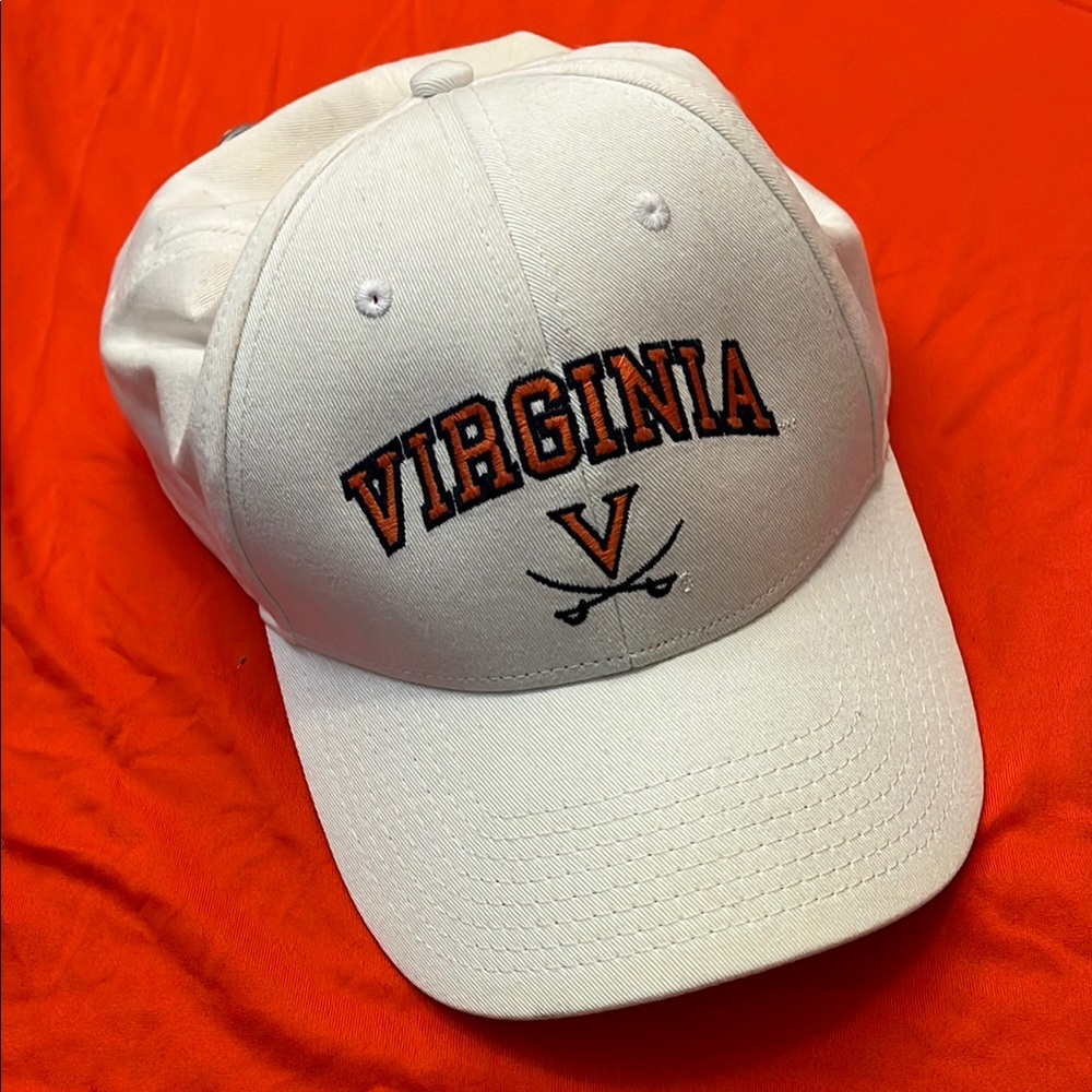 White University of  Virginia Baseball Cap Cotton
